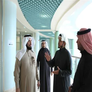 Vice Rector, Dr.Ibraheem Alhugail in an Inspective Visit to Faculty of Science and Dentistry in Zulfi