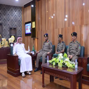 RECEPTION OF CIVIL DEFENSE DIRECTOR IN MAJMAAH
