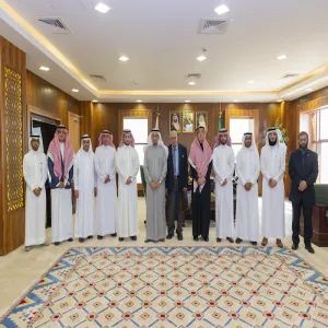 معالي مدير الجامعة يستقبل أعضاء المجالس الاستشارية لبرامج كلية علوم الحاسب والمعلومات