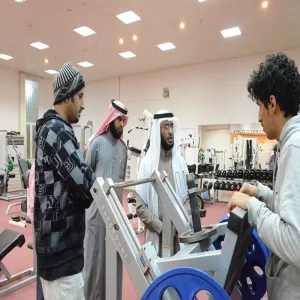 DEANSHIP OF STUDENT AFFAIRS STATED: THE GYM IS A SOURCE OF ATTRACTION FOR MORE THAN (250) STUDENTS DAILY.