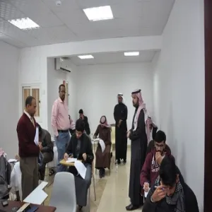 عميد كلية التربية بالمجمعة  في جولة تفقدية لسير الاختبارات النهائية