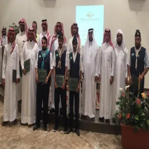 اليحيى يكرم "عشيرة الجوالة" لمشاركتهم في خدمة ضيوف الرحمن
